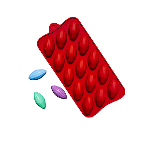 MOLDE DE SILICONE MINI CACAU PARA CHOCOLATE